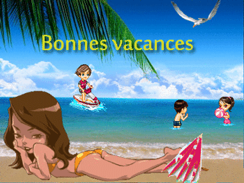 Bonnes vacances plage